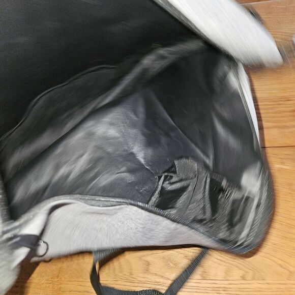 AARP Grey Black Zippered Tote Bag Removable Adjustable straps 19 x 15 - Picture 6 of 10